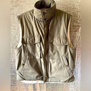 80s utility puffer vest